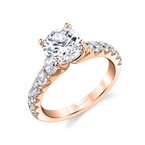 Sylvie Wide Band Engagement Ring - Andrea S1862