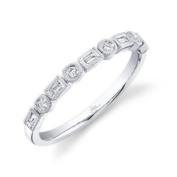 0.14Ct 14K W/G Diamond Lady'S Band SC55007705