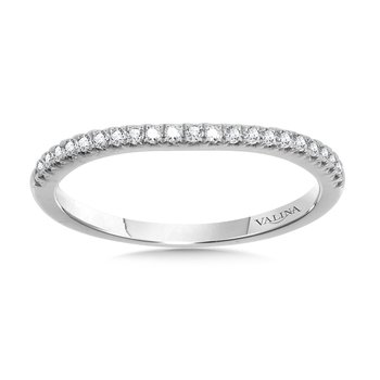 Curved Diamond Wedding Band R1119BW-SR