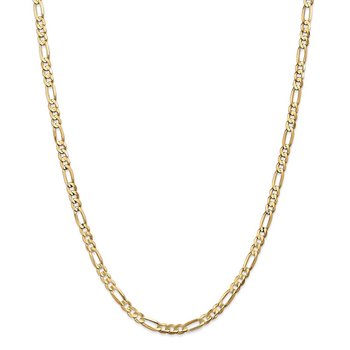 10K 4.5mm Concave Figaro Chain 8209
