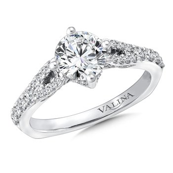 Diamond Engagement Ring R9658W
