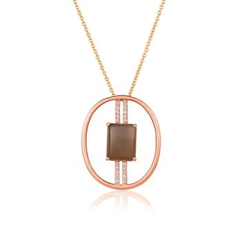  14K Strawberry Gold® Moonstone 2 cts. Necklace GECY 1