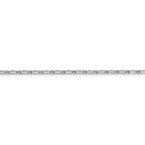 Leslie's 14K White Gold 1.6mm D/C Long Link Franco Chain 7223