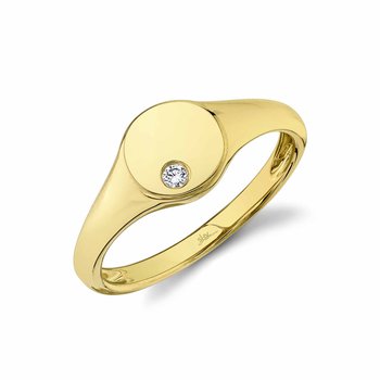 0.03Ct 14K Y/G Diamond Ring SC55022041