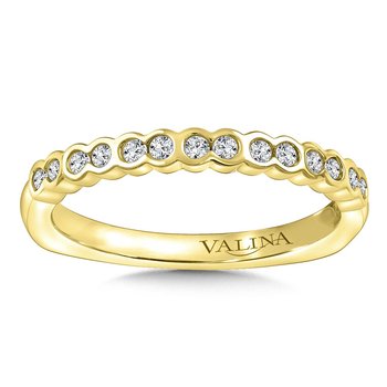 Stackable Bezel-Set Diamond Wedding Band RS9797BY
