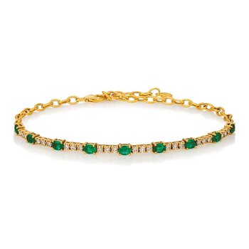 14K GOLD BRACELET YRHF 24YEMAD