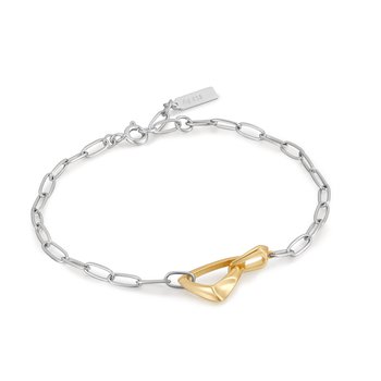 Silver Arrow Link Chunky Chain Bracelet B049-02T