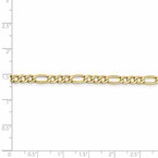 Leslie's 10K 4.75mm Semi-Solid Figaro Chain 8233