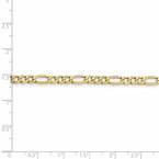 Leslie's 10K 4.75mm Semi-Solid Figaro Chain 8233