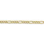 Leslie's 10K 4.75mm Semi-Solid Figaro Chain 8233