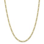 Leslie's 10K 4.75mm Semi-Solid Figaro Chain 8233