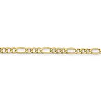 Leslie's 10K 4.75mm Semi-Solid Figaro Chain 8233