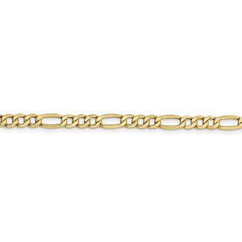 10K 4.75mm Semi-Solid Figaro Chain 8233