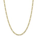 Leslie's 10K 4.75mm Semi-Solid Figaro Chain 8233