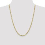 Leslie's 10K 4.75mm Semi-Solid Figaro Chain 8233