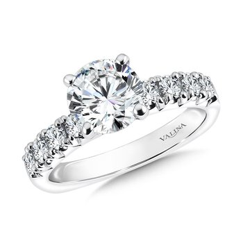 Five-Stone Straight Engagement Ring  R1088W