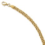 Leslie's 14K Polished Byzantine Bracelet 3998-7
