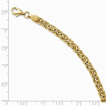 14K Polished Byzantine Bracelet 3998-7