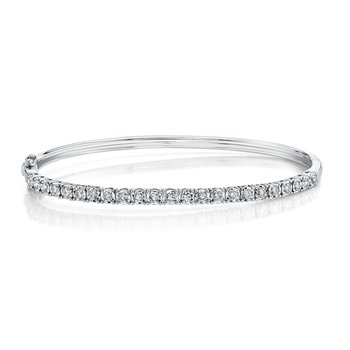 0.69Ct 14K W/G Diamond Bangle SC55004962Z