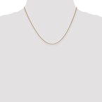 Leslie's 14K .8mm Spiga Chain Anklet 1909