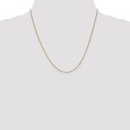Leslie's 14K .8mm Spiga Chain Anklet 1909