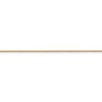 Leslie's 14K .8mm Spiga Chain Anklet 1909