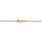 Leslie's 14K .8mm Spiga Chain Anklet 1909