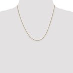 Leslie's 14K .8mm Spiga Chain Anklet 1909