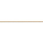 Leslie's 14K .8mm Spiga Chain Anklet 1909