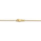 Leslie's 14K .8mm Spiga Chain Anklet 1909