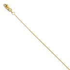Leslie's 14K .8mm Spiga Chain Anklet 1909