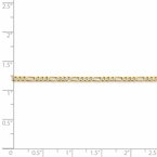 Leslie's 14K 2.25mm Flat Figaro Chain 1295