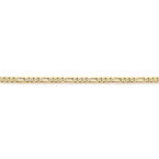 Leslie's 14K 2.25mm Flat Figaro Chain 1295
