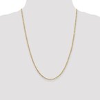 Leslie's 14K 2.25mm Flat Figaro Chain 1295