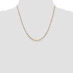 Leslie's 14K 2.25mm Flat Figaro Chain 1295