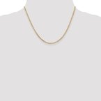 Leslie's 14K 2.25mm Flat Figaro Chain 1295
