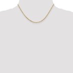Leslie's 14K 2.25mm Flat Figaro Chain 1295