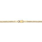 Leslie's 14K 2.25mm Flat Figaro Chain 1295