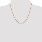 Leslie's 14K 2.25mm Flat Figaro Chain 1295