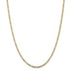 Leslie's 10K 3mm Concave Figaro Chain Anklet 8208