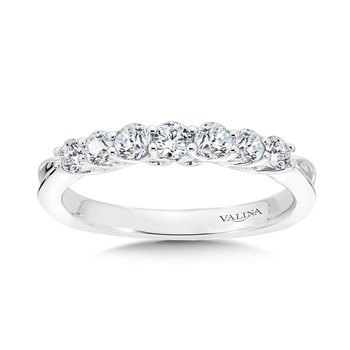 Tapered Straight Diamond Wedding Band R1089BW