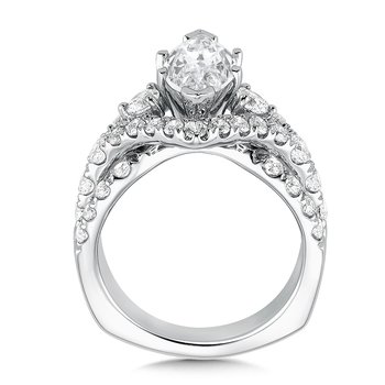 Statement Marquise Diamond Engagement Ring R9476W
