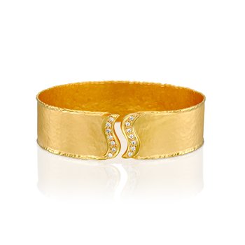 Infinity Diamond Cuff Bracelet 3983