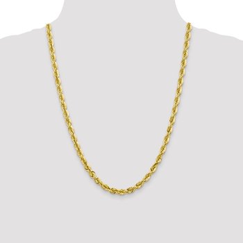 10K 5.5mm Diamond-Cut Rope Chain 8008