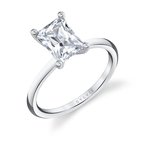 Sylvie Round Cut Solitaire Engagement Ring - Amelia S1426