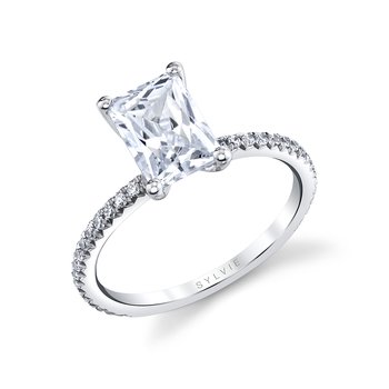 Cushion Cut Classic Engagement Ring - Adorlee S1093