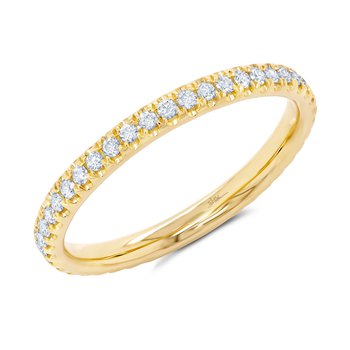0.37Ct 14K Y/G Diamond Eternity Lady'S Band Sz 4.5 SC22005279EZ