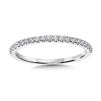 Straight Diamond Wedding Band R1153BW-SR