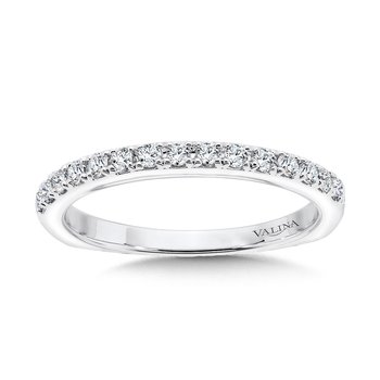 Straight Diamond Wedding Band R1085BW
