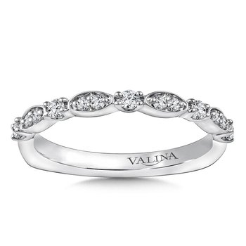 Stackable Diamond Wedding Band  RS9812BW